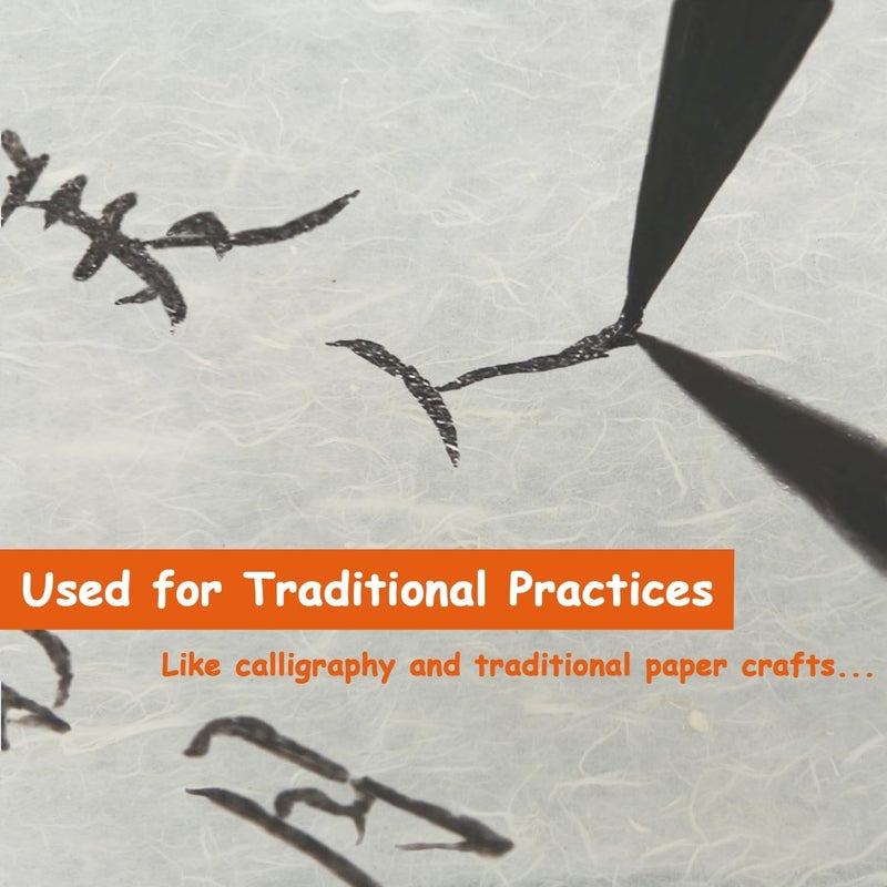 Phaicoilo 100 Sheets Mulberry Paper Sheets Washi Paper Rice Paper for Decoupage: A4 Rice Paper for Decoupage Printing Art Crafts DIY - Image 5